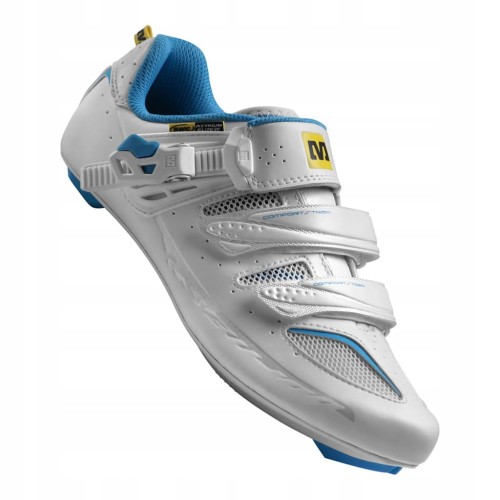 Buty szosowe damskie Mavic Ksyrium Elite białe/niebieskie 39 1/3