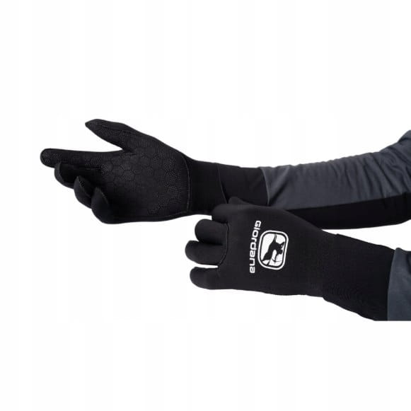 Rękawiczki unisex Giordana Neoprene czarne rozmiar S