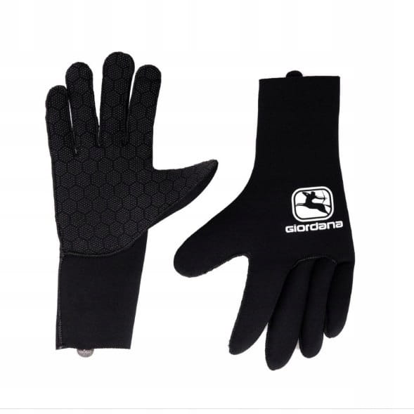 Rękawiczki unisex Giordana Neoprene czarne rozmiar S