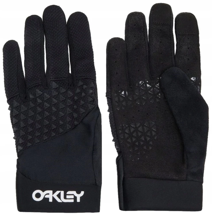 Rękawiczki Zimowe Rowerowe Oakley Drop in mtb Czarne Rozmiar M