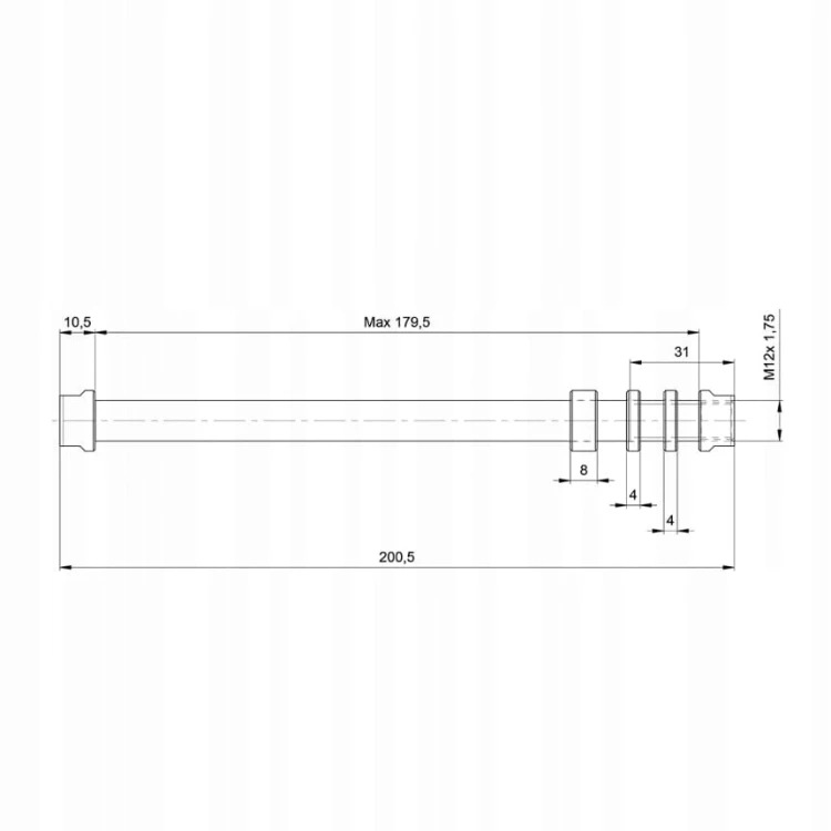Zaciski do osi E-Thru GARMIN Tacx 12 mm x 1.75 T1708