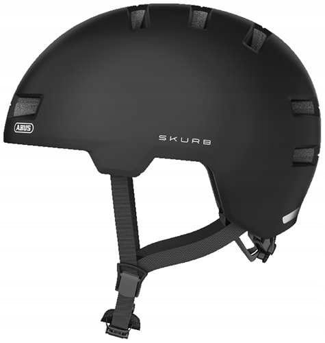 Kask Rowerowy Orzeszek Abus Skurb Czarny Rozmiar S