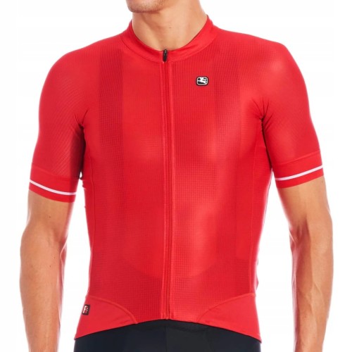Koszulka Męska Kolarska Giordana FR-C PRO Jersey Czerwona Rozmiar M