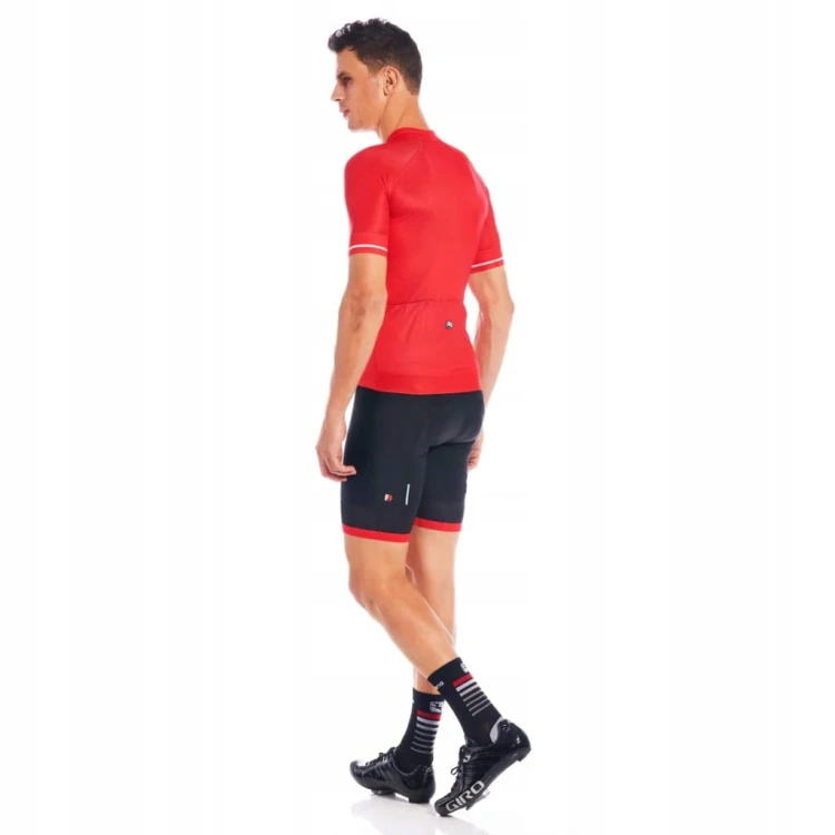 Koszulka Męska Kolarska Giordana FR-C PRO Jersey Czerwona Rozmiar M