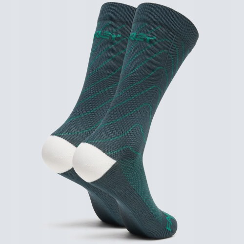 Skarpetki kolarskie Oakley Factory Pilot MTB green L (43-46)