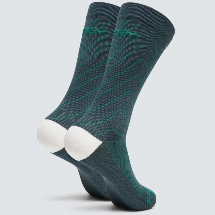 Skarpetki kolarskie Oakley Factory Pilot MTB green L (43-46)