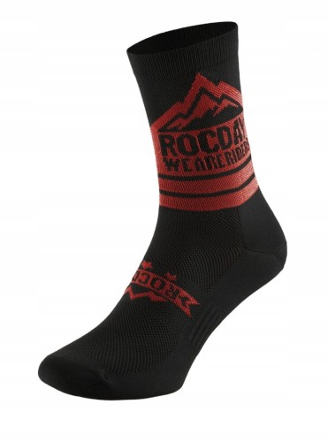 Skarpety Rowerowe ROCDAY TRAIL Black/Red Enduro Trail L/XL 44-47