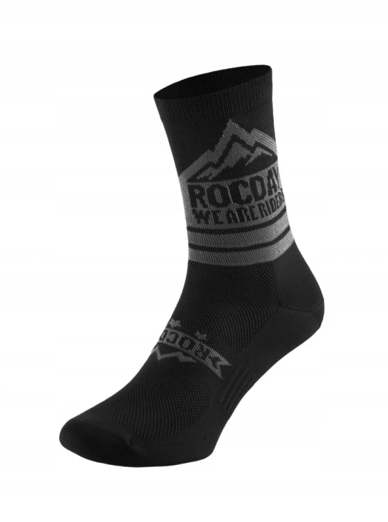 Skarpety Rowerowe ROCDAY TRAIL Czarne Szare Enduro Trail L/XL 44-47