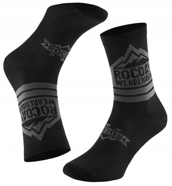 Skarpety Rowerowe ROCDAY TRAIL Czarne Szare Enduro Trail L/XL 44-47