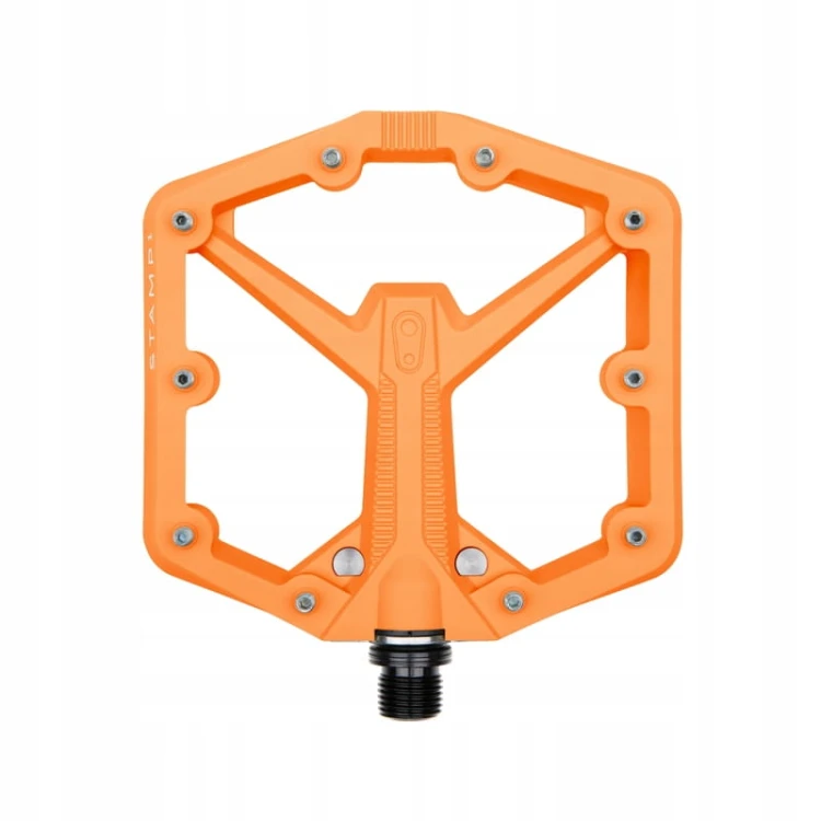 Pedały platformowe crankbrothers Stamp 1 gen 2 Large pomarańczowy