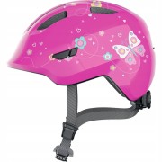 Kask Rowerowy Dla Dziewczynki Abus SMILEY 3.0 Różowe Motyle Rozmiar S