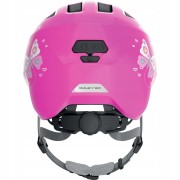 Kask Rowerowy Dla Dziewczynki Abus SMILEY 3.0 Różowe Motyle Rozmiar S