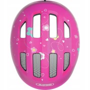 Kask Rowerowy Dla Dziewczynki Abus SMILEY 3.0 Różowe Motyle Rozmiar S