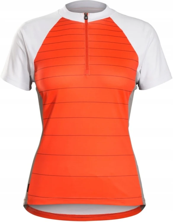 Koszulka Rowerowa Damska Bontrager Solstice Maillot Pomarańczowa Rozmiar L