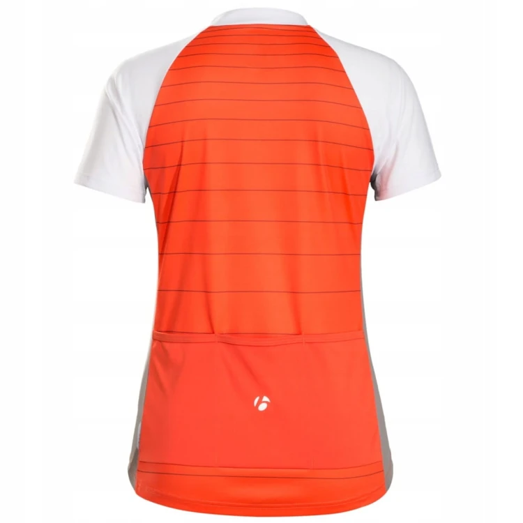 Koszulka Rowerowa Damska Bontrager Solstice Maillot Pomarańczowa Rozmiar L