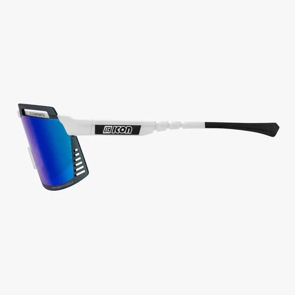 Okulary kolarskie Scicon Aerowatt Foza White Gloss multimirror blue