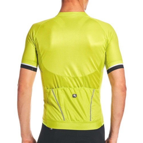 Koszulka Męska Rowerowa Giordana Silverline Lime Punch Rozmiar XXL