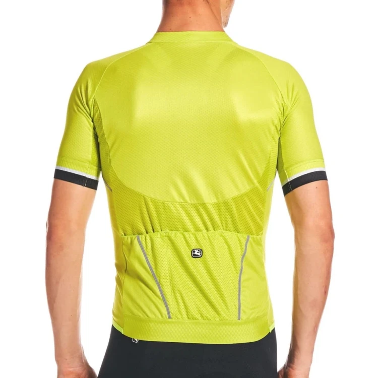 Koszulka Męska Rowerowa Giordana Silverline Lime Punch Rozmiar XXL