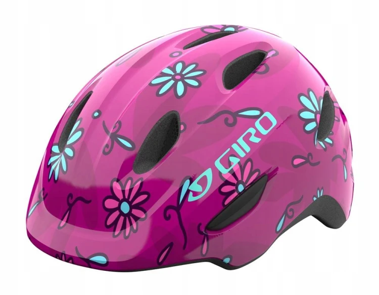 Kask rowerowy dziecięcy GIRO Scamp pink street XS