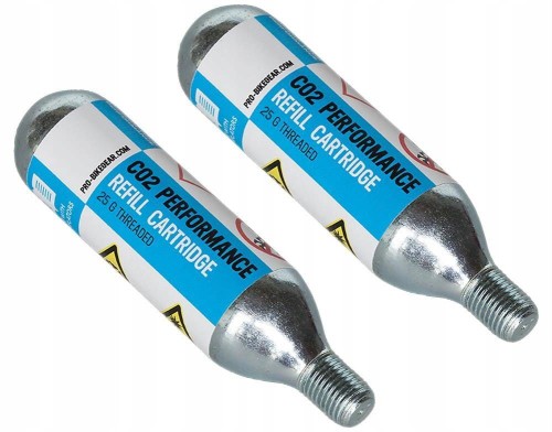 Nabój PRO CO2 do pompki rowerowej 25g 2x25g