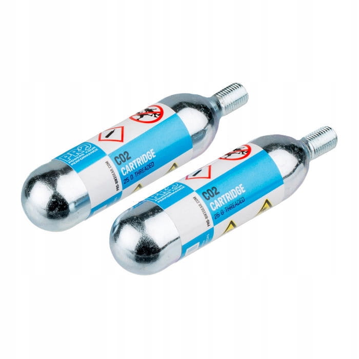 Nabój PRO CO2 do pompki rowerowej 25g 2x25g