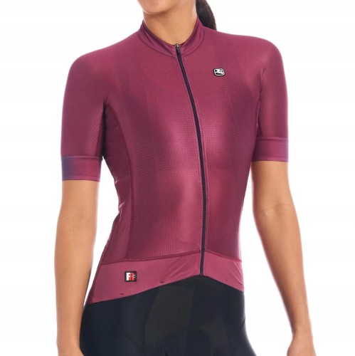 Koszulka kolarska damska Giordana FR-C PRO Jersey bordowa M