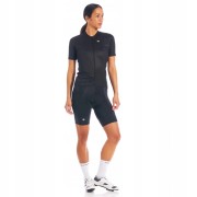 Koszulka Kolarska Damska Giordana Fusion Czarna WSSJ Rozmiar M
