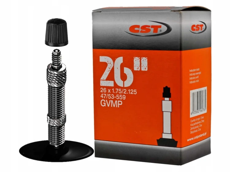 DĘTKA ROWEROWA CST 26x1,75/2.125 zawór rowerowy DV GVMP