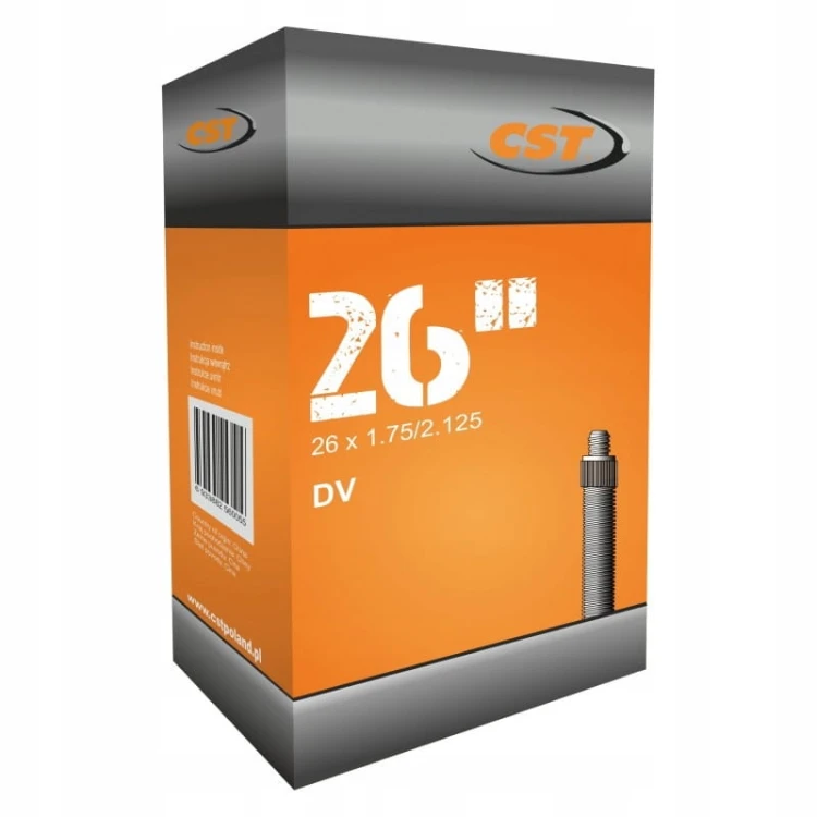 DĘTKA ROWEROWA CST 26x1,75/2.125 zawór rowerowy DV GVMP