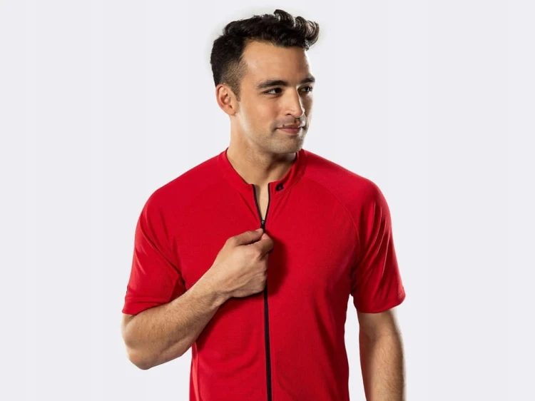 KOSZULKA ROWEROWA MĘSKA BONTRAGER SOLSTICE CARDINAL RED ROZMIAR S