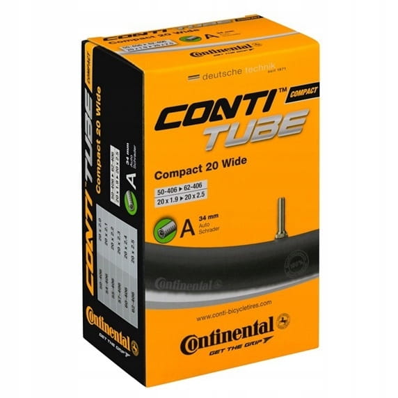 Dętka rowerowa Continental 20 x 50 - 62 mm "
