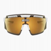 Okulary SCICON AEROWATT Biały Połysk Multimirror Bronze