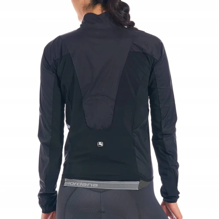 Kurtka Rowerowa Przeciwwiatrowa Unisex Giordana NX-G Czarna Rozmiar M