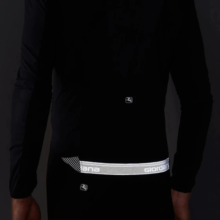 Kurtka Rowerowa Przeciwwiatrowa Unisex Giordana NX-G Czarna Rozmiar M
