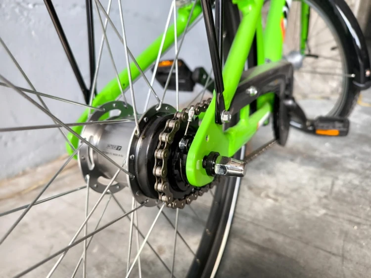 Rower PUKY Cyke Light rama 14 cali zielony