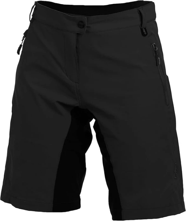 Damskie spodenki rowerowe Czarne L CMP 2w1