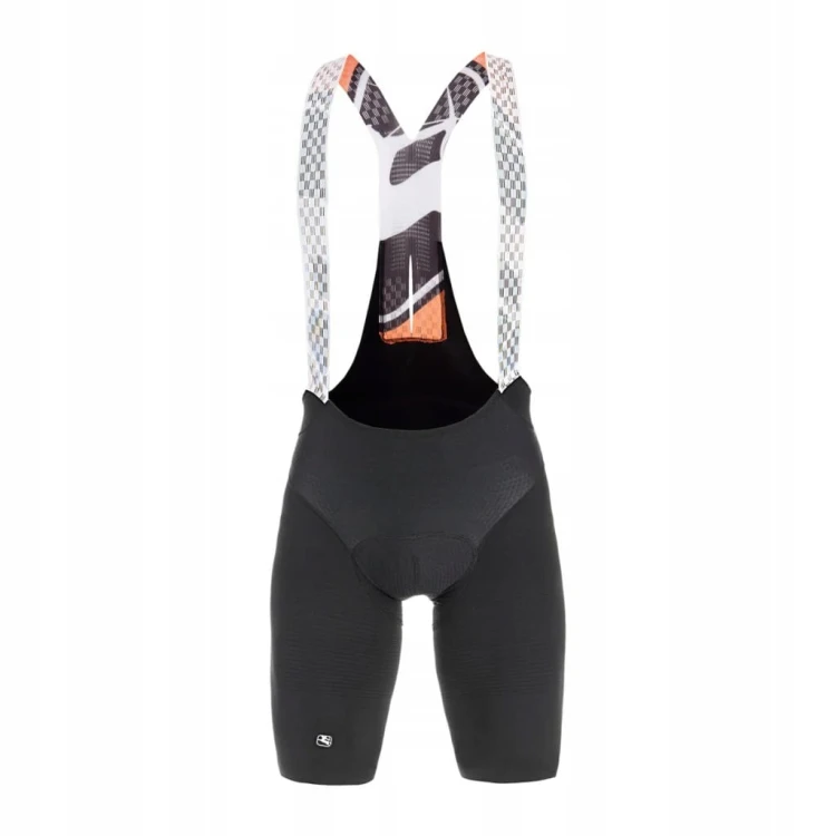 Spodenki Męskie Na Szelkach Giordana NX-G Czarne Rozmiar L
