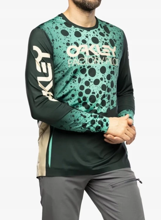 Koszulka Oakley Maven RC Długi Rękaw Green Frog Rozmiar S