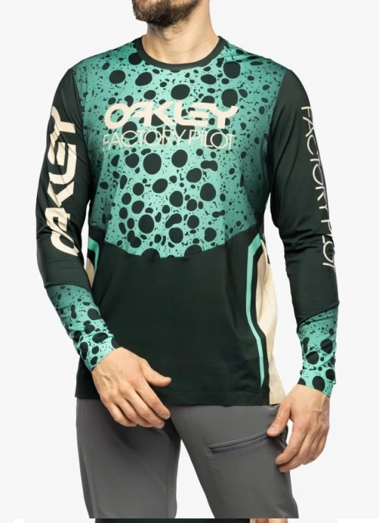 Koszulka Oakley Maven RC Długi Rękaw Green Frog Rozmiar S
