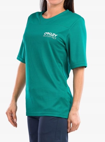 Koszulka Oakley Factory Pilot Lite MTB Krótki Rękaw Zielona Rozmiar XL