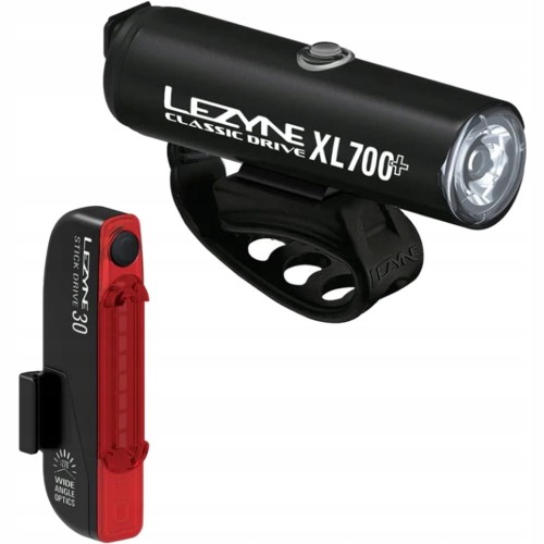 Zestaw Lampek LEZYNE CLASSIC DRIVE XL 700+ / STICK+ DRIVE 700/40 lm