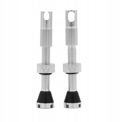 Zawory PEATY'S X CHRIS KING MK2 42mm Tubeless SREBRNY