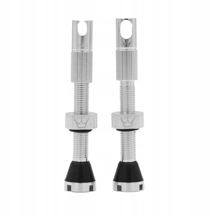 Zawory PEATY'S X CHRIS KING MK2 42mm Tubeless SREBRNY