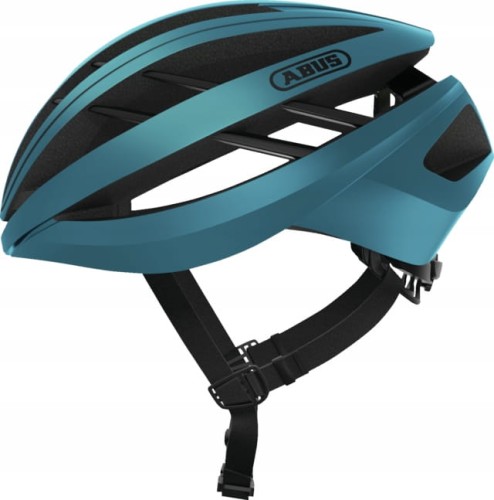 Kask Rowerowy Szosowy Abus Aventor Niebieski Steel Blue Rozmiar L