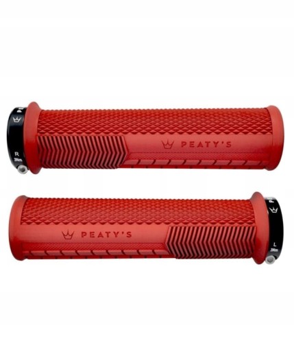 Chwyty Gripy PEATY'S MONARCH KNURL THICK 32-34 mm CZERWONE