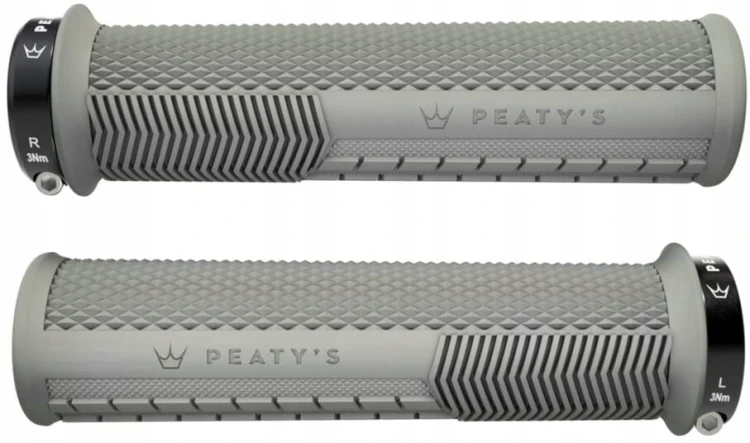 Chwyty Gripy PEATY'S MONARCH KNURL THIN 30-32 mm STALOWE
