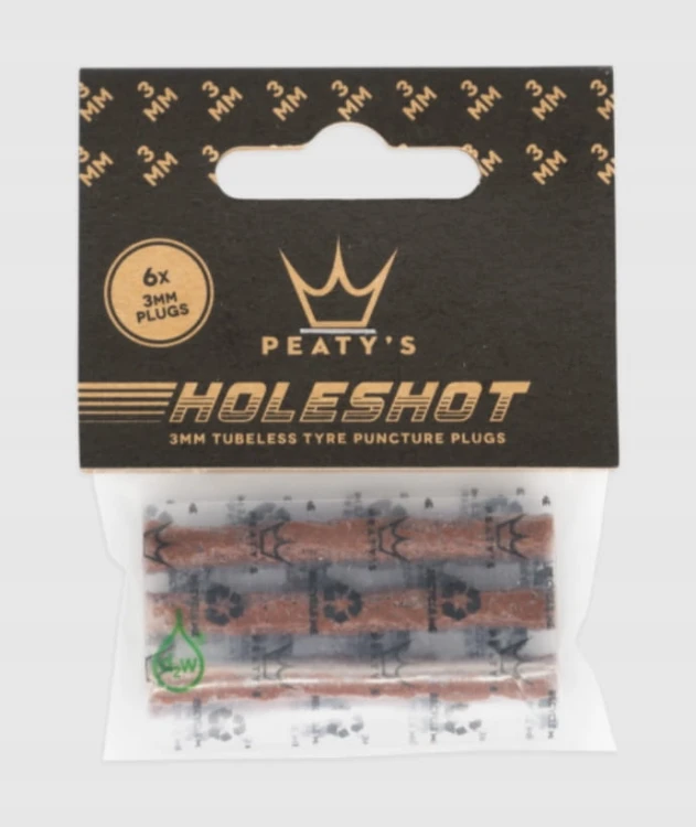 PEATY'S HOLESHOT REFILL KOŁKI TUBELESS 6 SZTUK 3MM