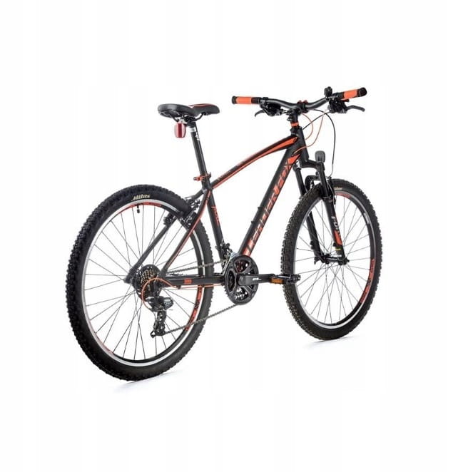 Rower MTB Leader Fox MXC GENT 16" 26" Black Matt Orange lekki młodzieżowy