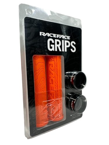 Chwyty rowerowe Race Face Half Nelson pomarańczowe