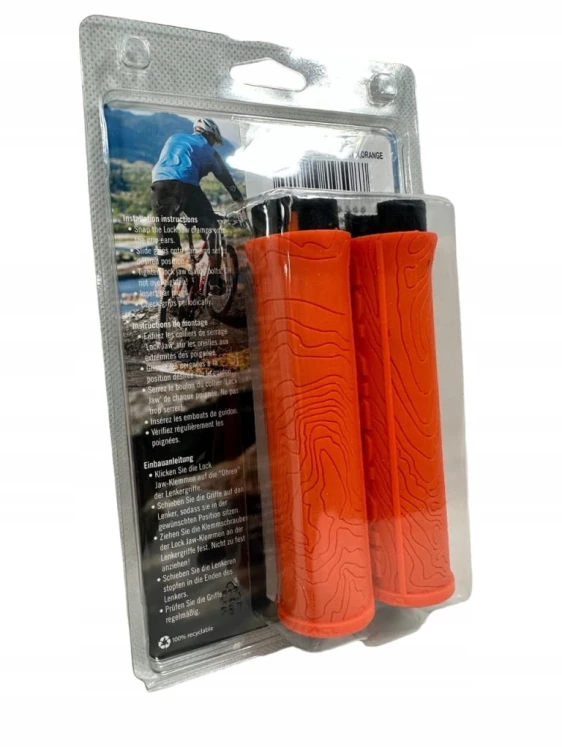 Chwyty rowerowe Race Face Half Nelson pomarańczowe